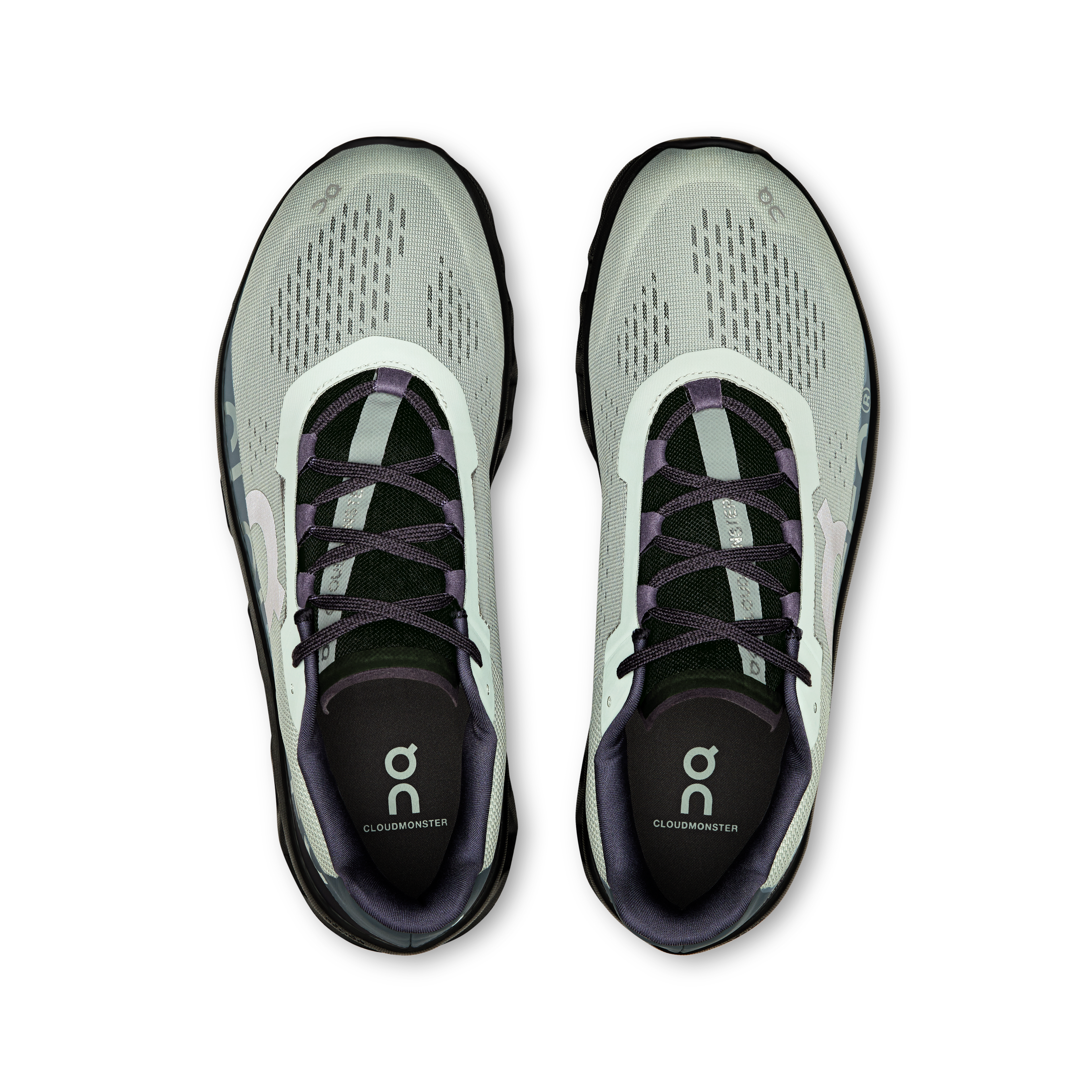 On Men's Cloud Monster Glacier Black